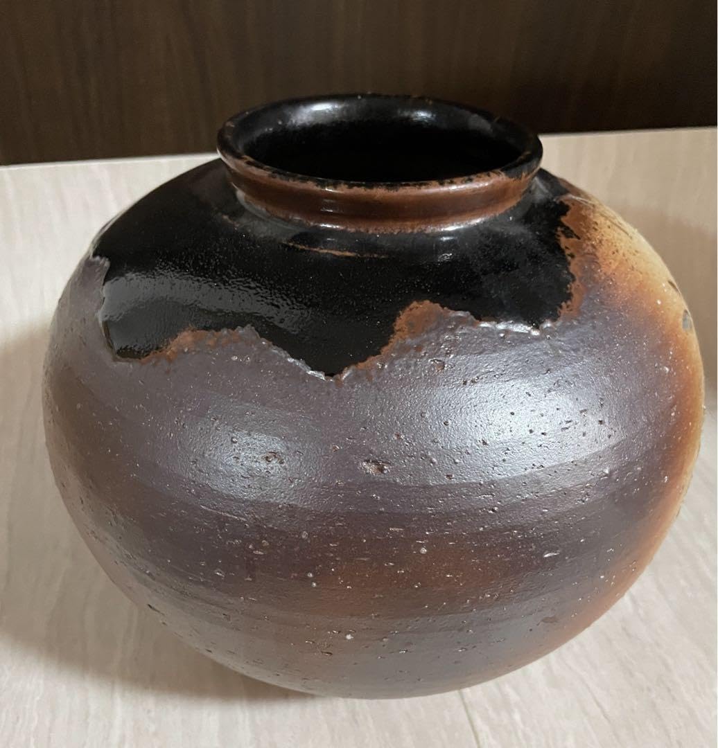 信楽焼 花瓶 陶磁器 伝統工芸品 新古品 骨董品 レトロ アンティーク